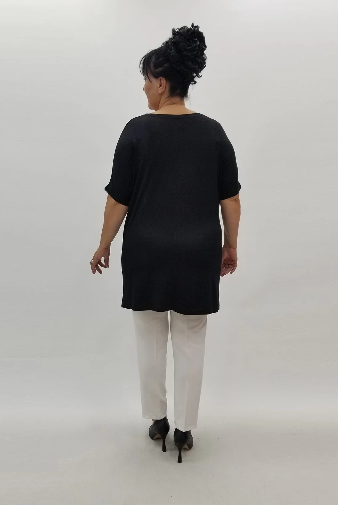 Miraggio Büyük Beden Tunik 99875 SİYAH