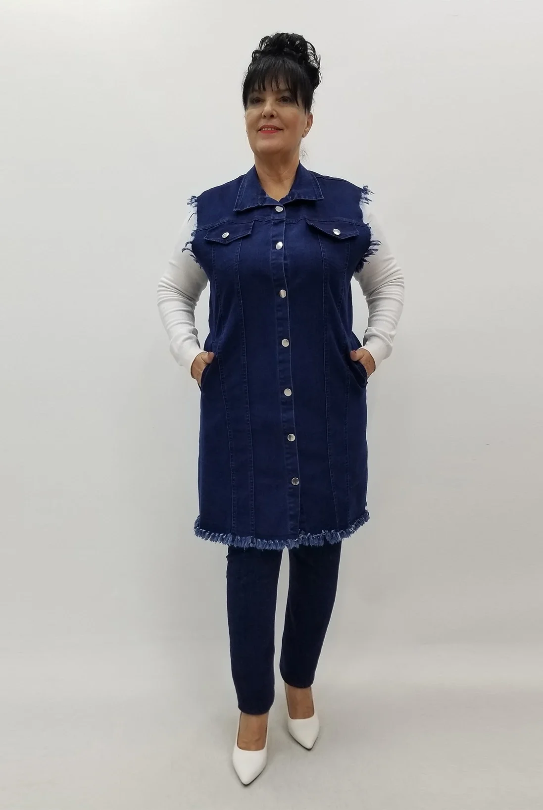 Miraggio Büyük Beden Yelek 4051 KOT LACİ