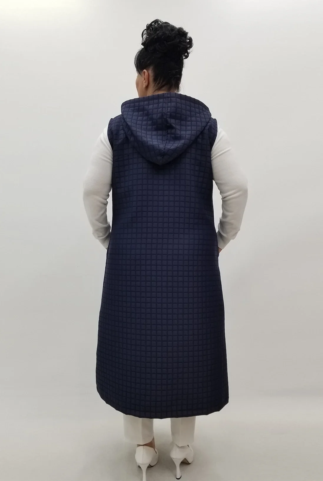 Miraggio Büyük Beden Yelek 4057 LACİVERT