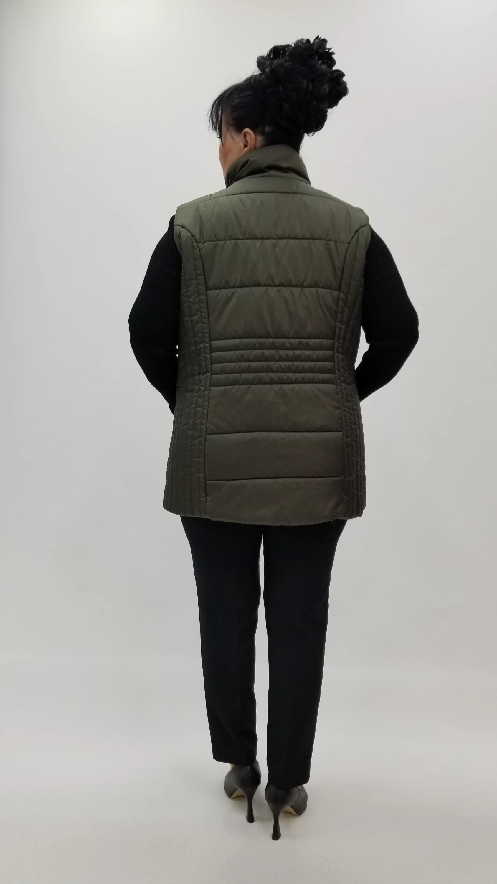 Miraggio Büyük Beden Yelek 4306 HAKİ