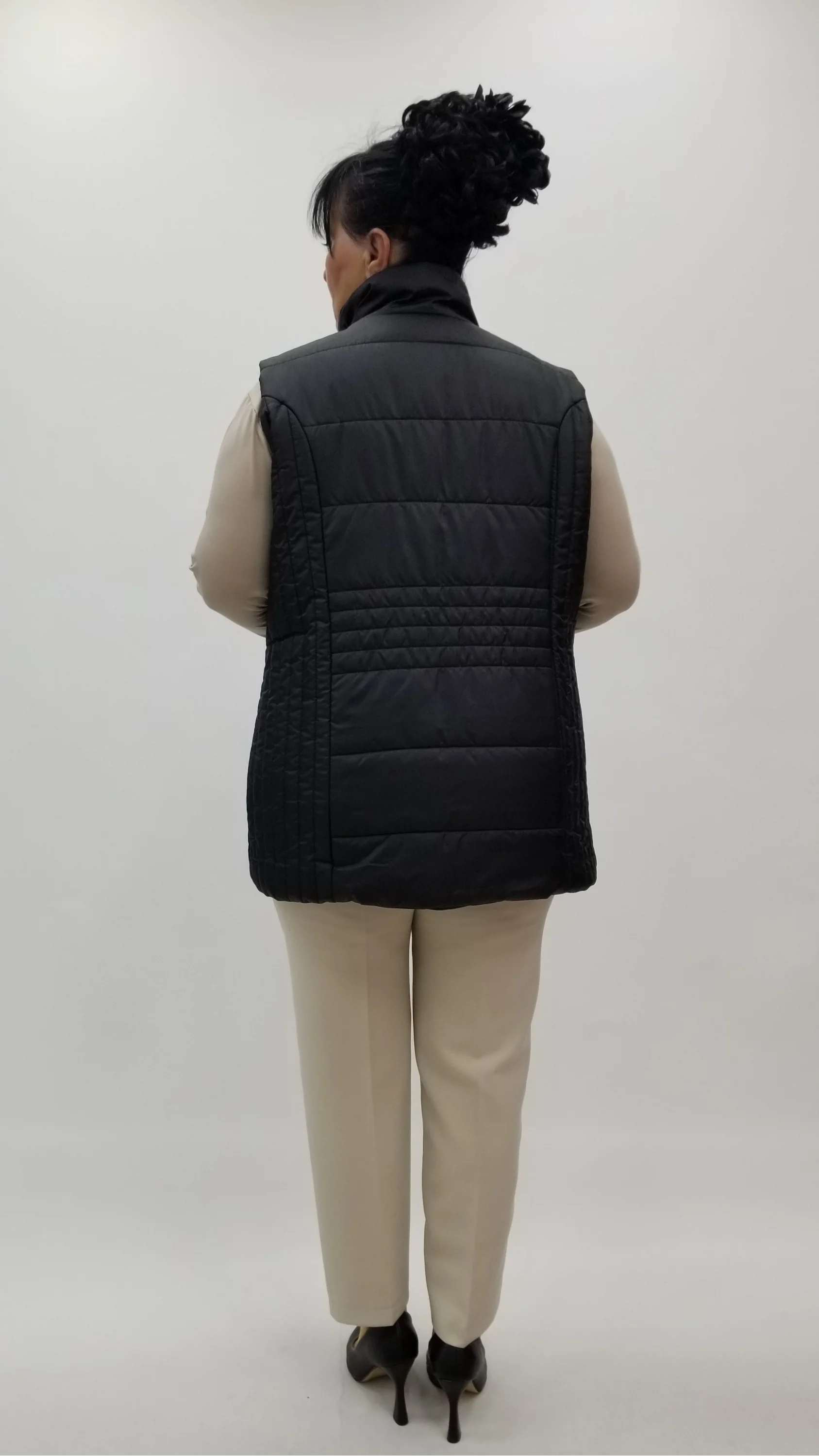 Miraggio Büyük Beden Yelek 4306 SİYAH