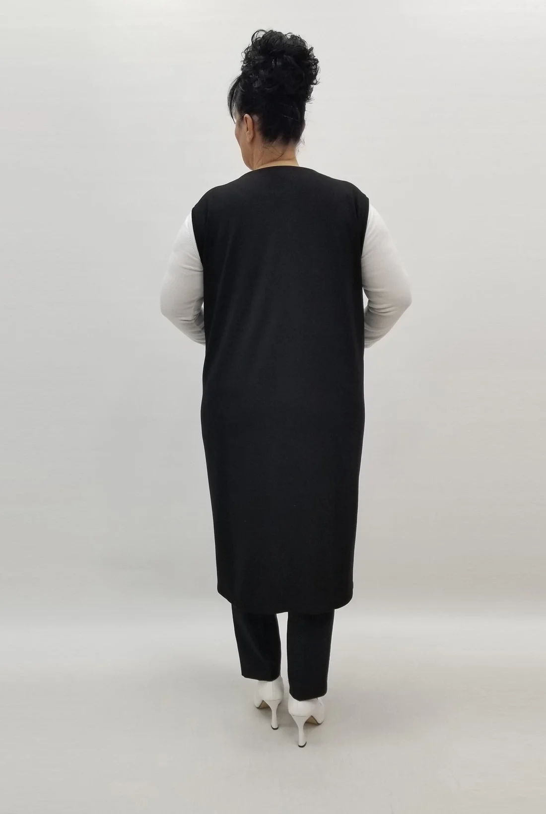 Miraggio Büyük Beden Yelek 99122 SİYAH