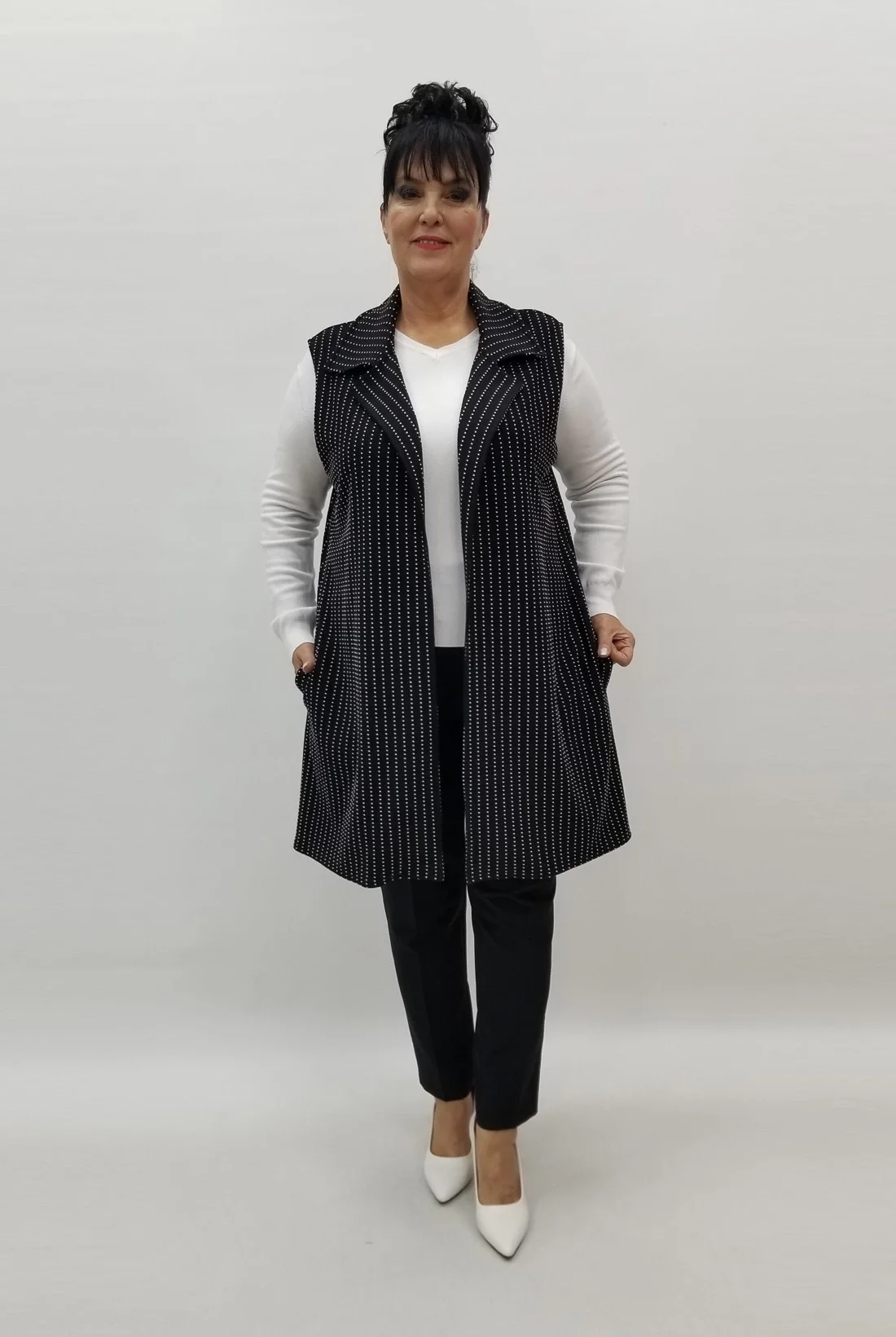 Miraggio Büyük Beden Yelek 99144 SİYAH