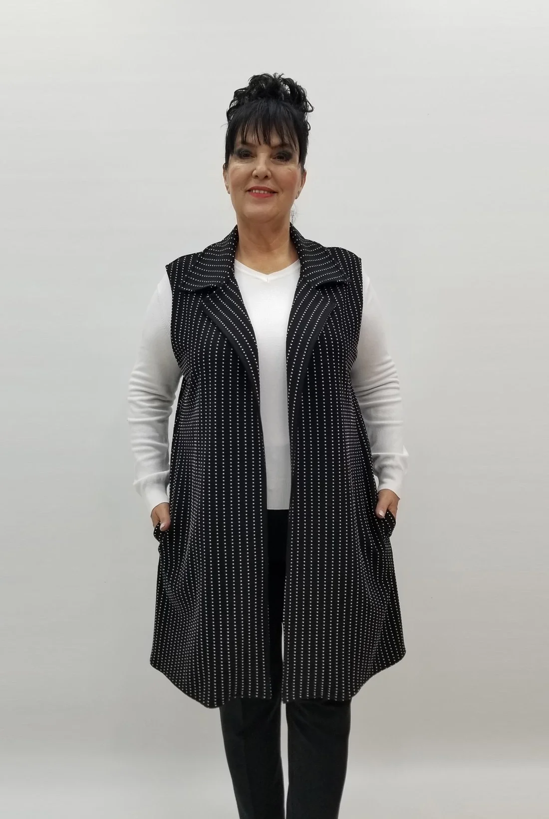 Miraggio Büyük Beden Yelek 99144 SİYAH