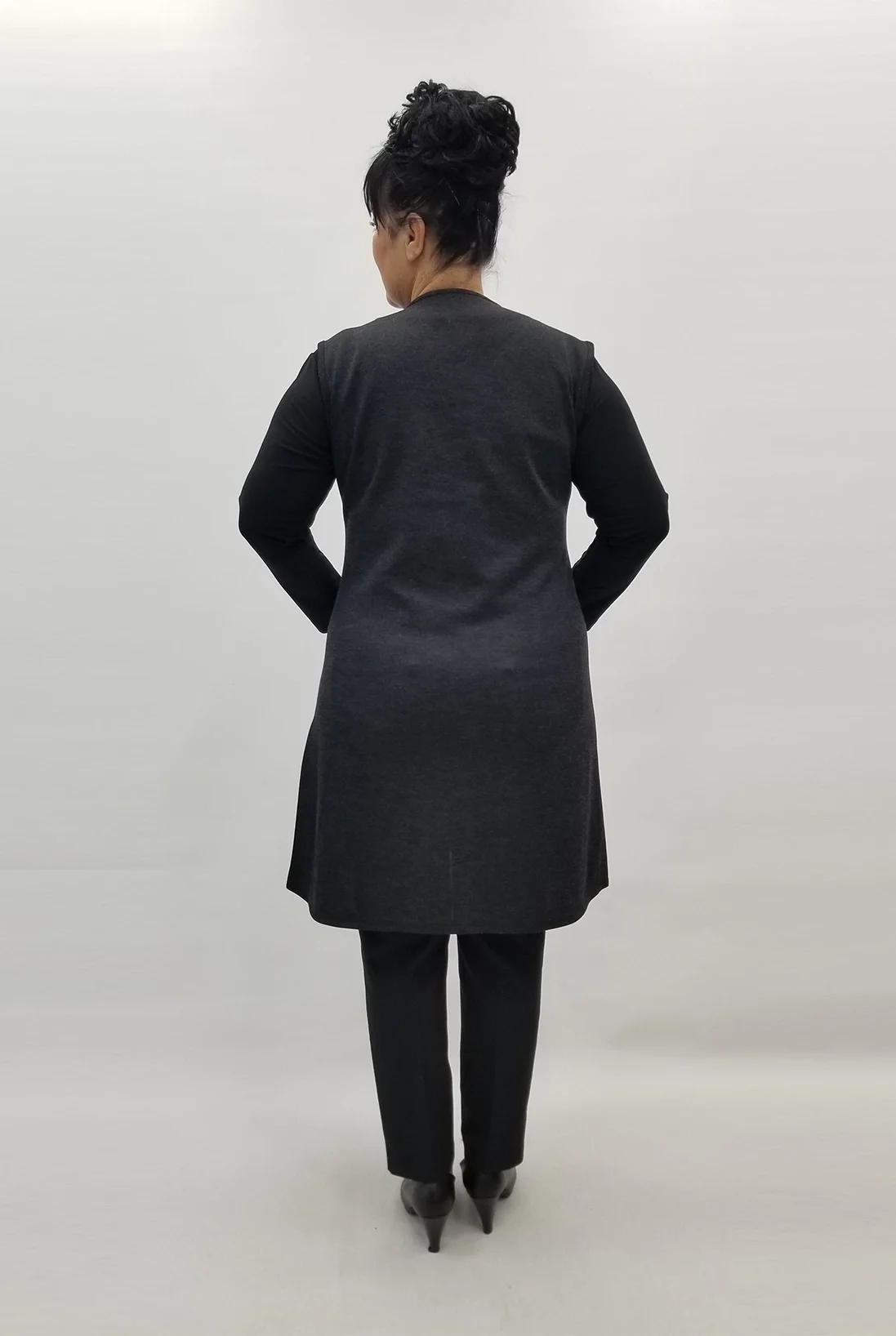 Miraggio Büyük Beden Yelek 99314 SİYAH