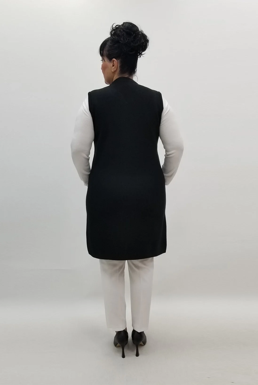 Miraggio Büyük Beden Yelek 99433 SİYAH