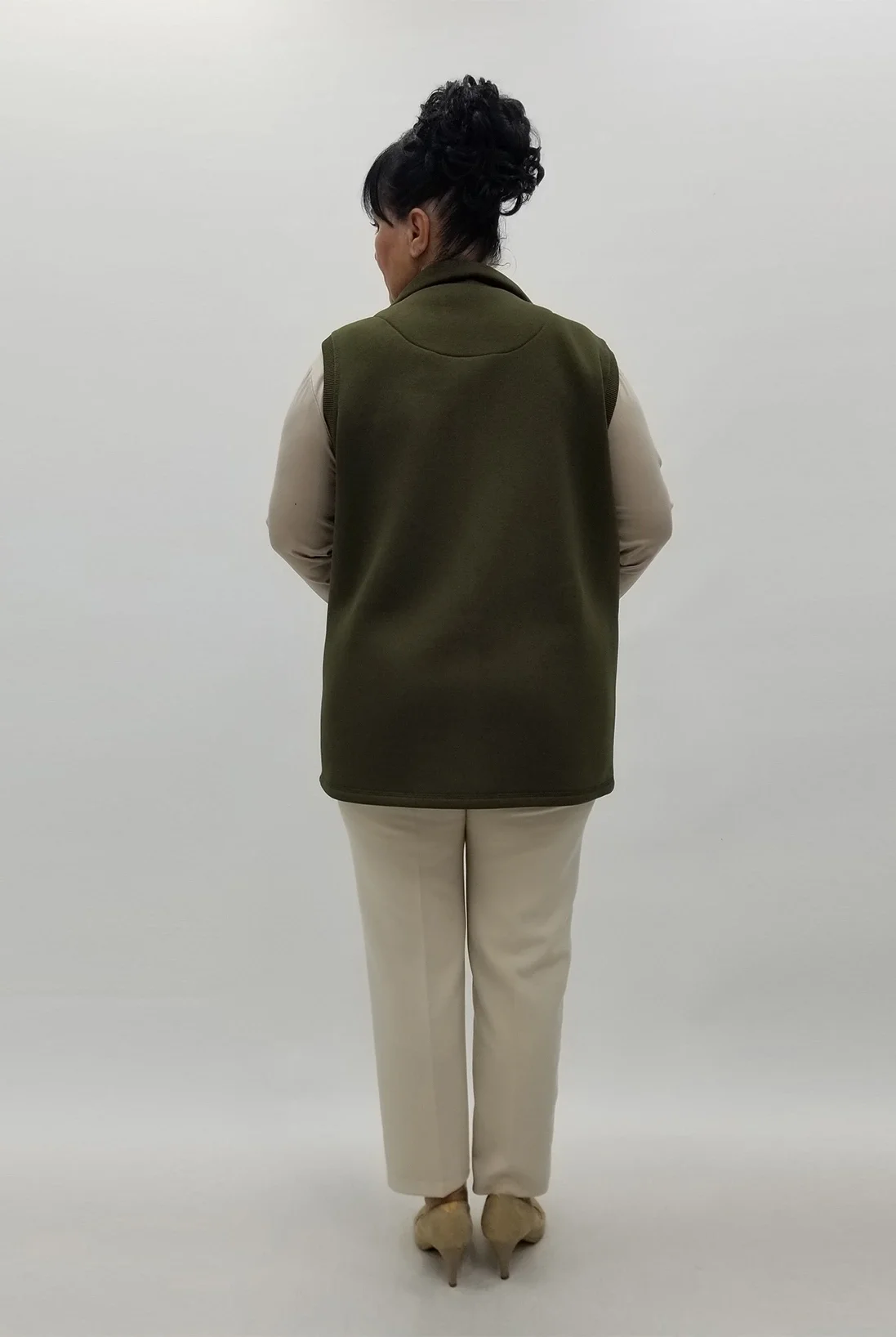 Miraggio Büyük Beden Yelek 99999 HAKİ