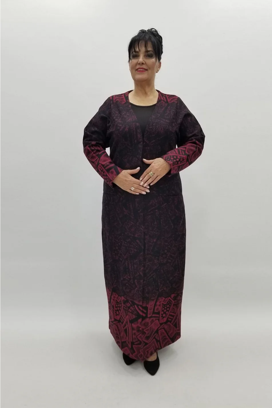 Miraggio Büyük Beden Ceket 97234 BORDO