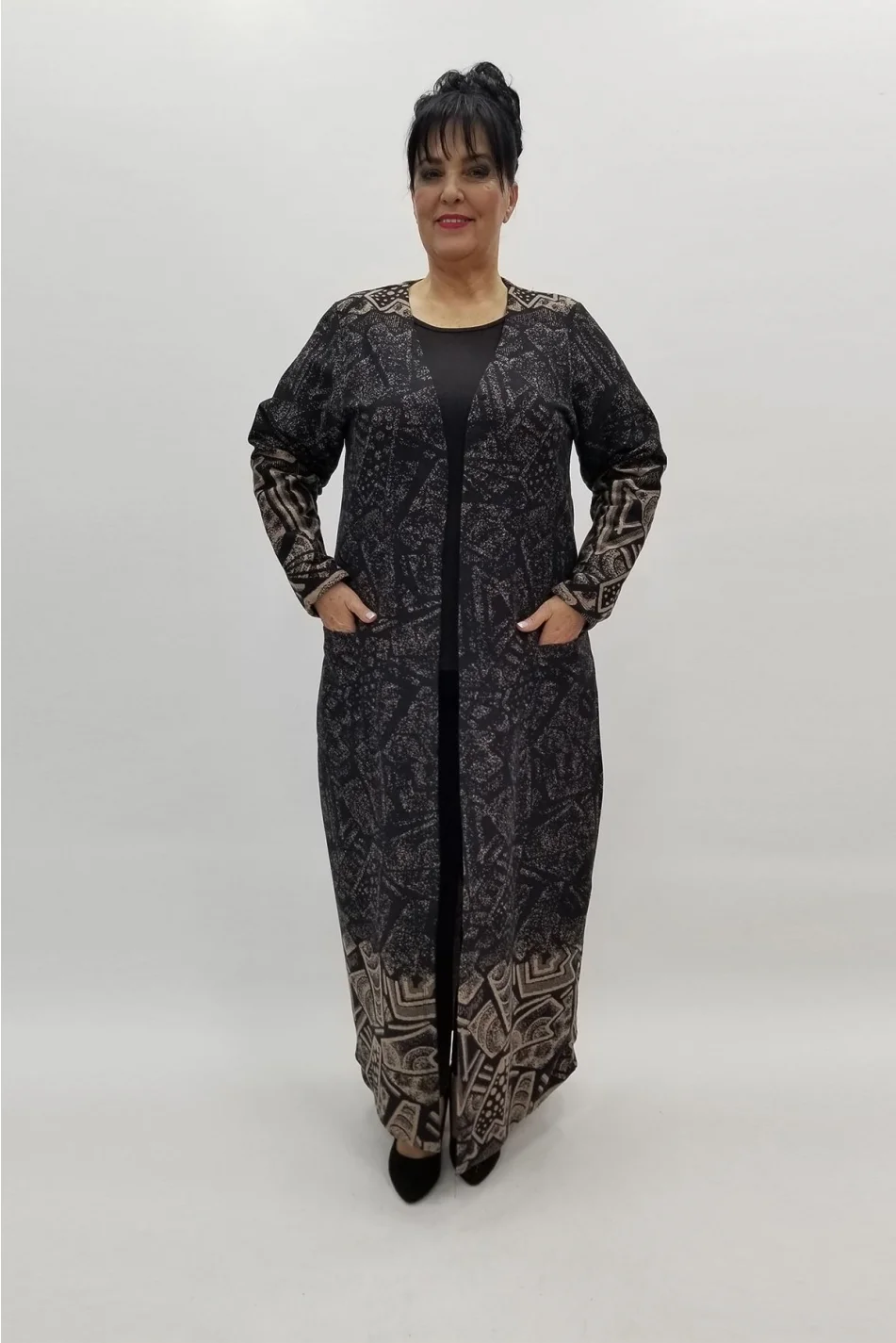 Miraggio Büyük Beden Ceket 97234 KAHVE