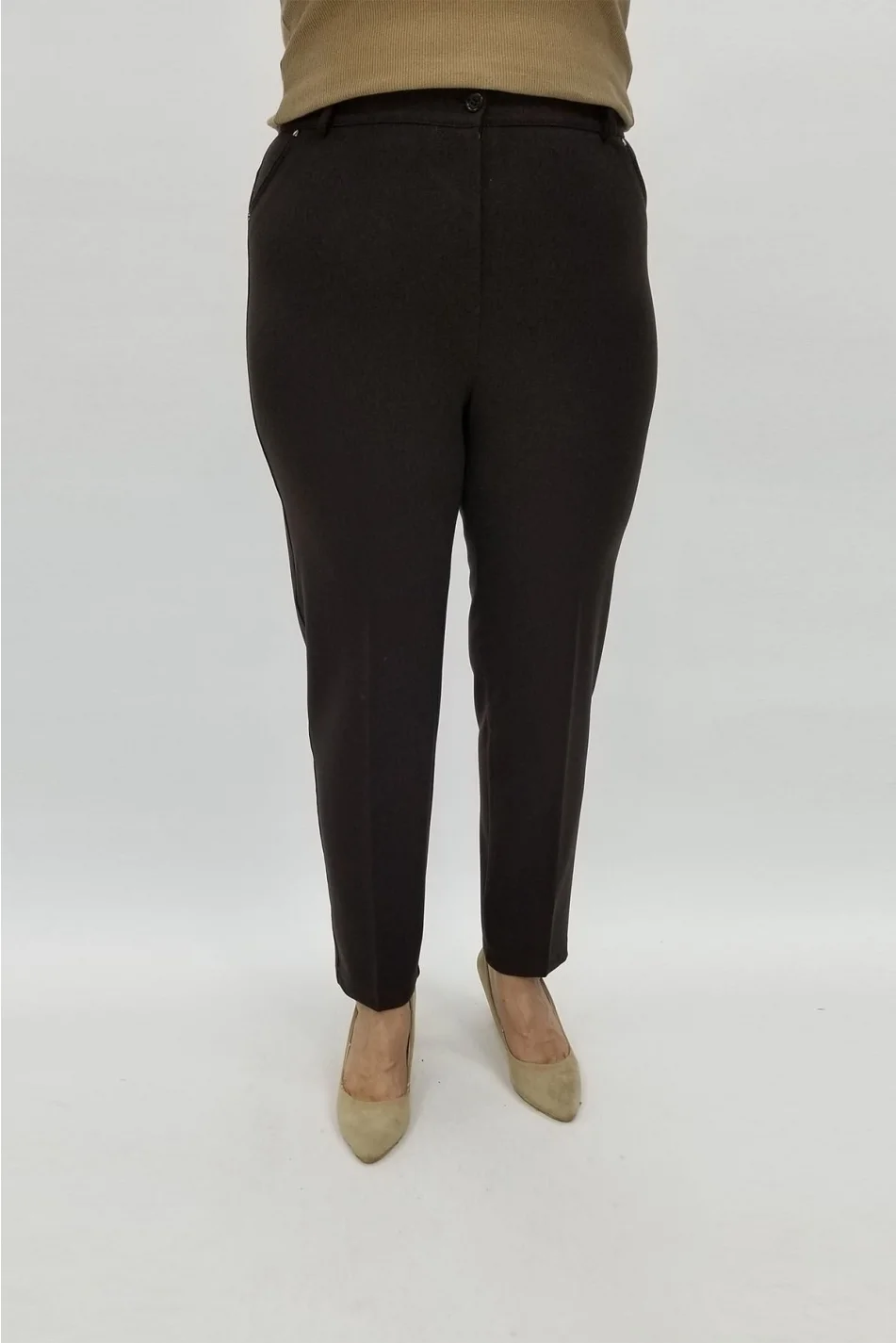 Miraggio Büyük Beden Pantolon 97175 KAHVE