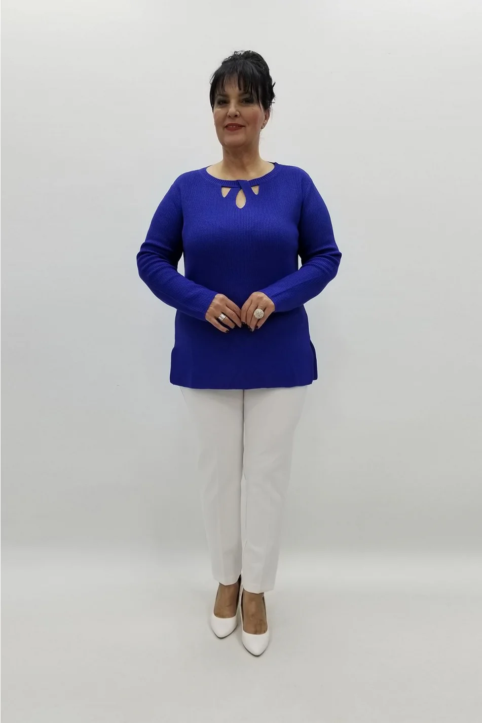 Miraggio Büyük Beden Triko 95914 SAKS