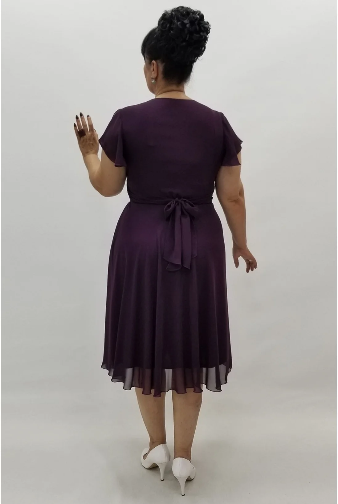 Miraggio Büyük Beden Abiye Elbise 94575 MÜRDÜM