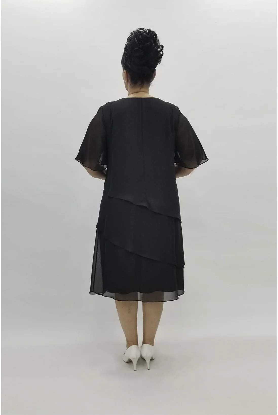 Miraggio Büyük Beden Abiye Elbise 97500 SİYAH