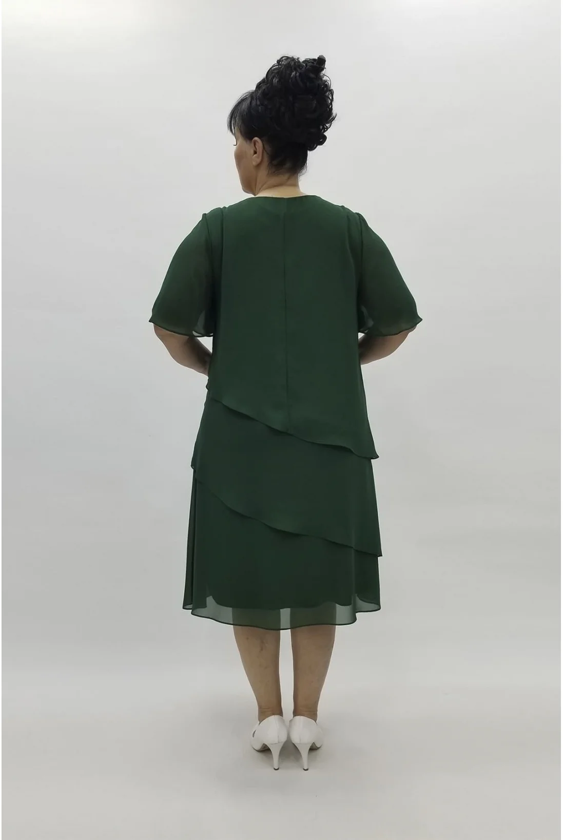 Miraggio Büyük Beden Abiye Elbise 97500 YEŞİL