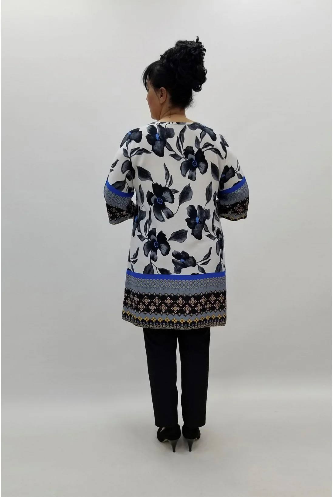 Miraggio Büyük Beden Bluz 97353 SİYAH