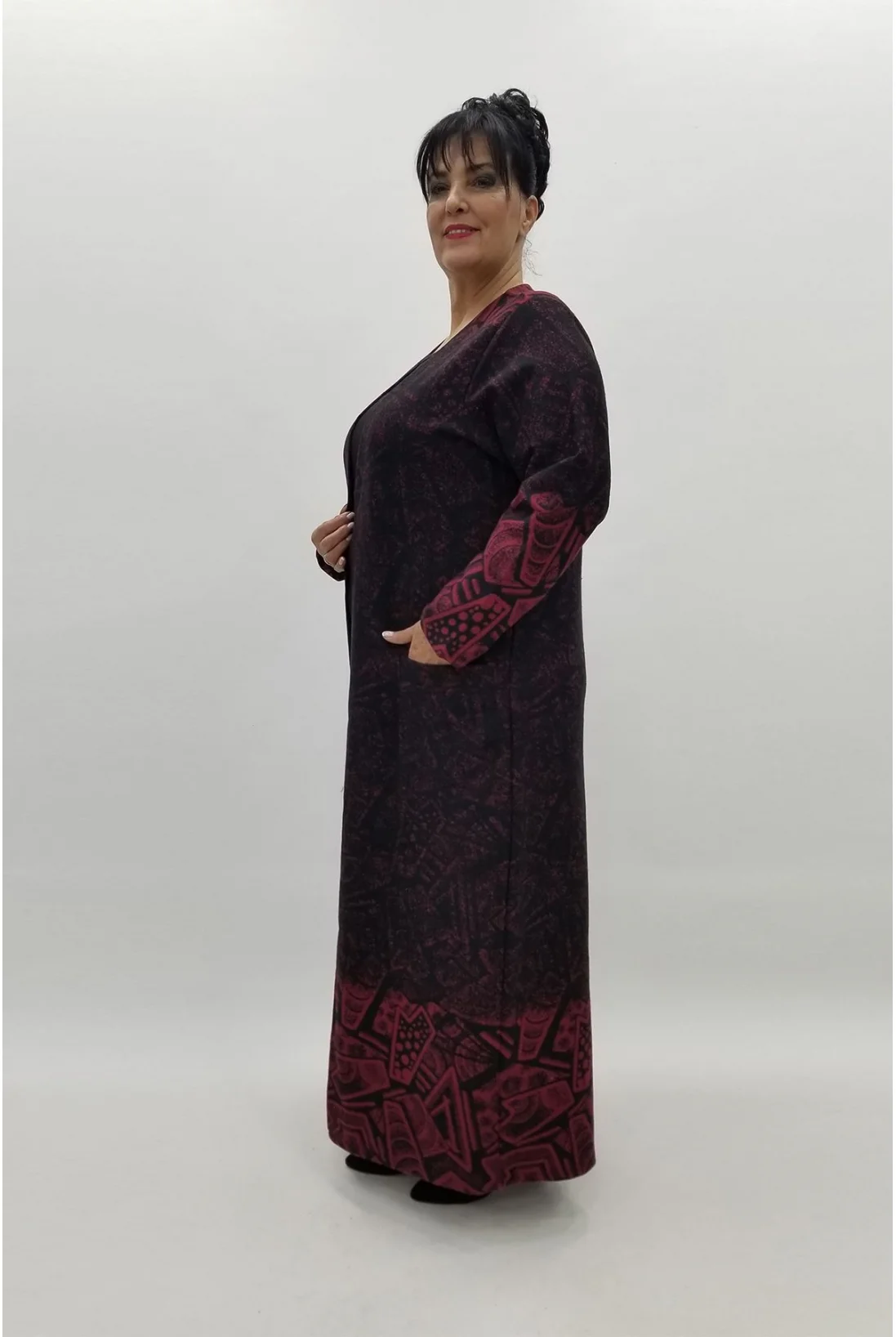 Miraggio Büyük Beden Ceket 97234 BORDO