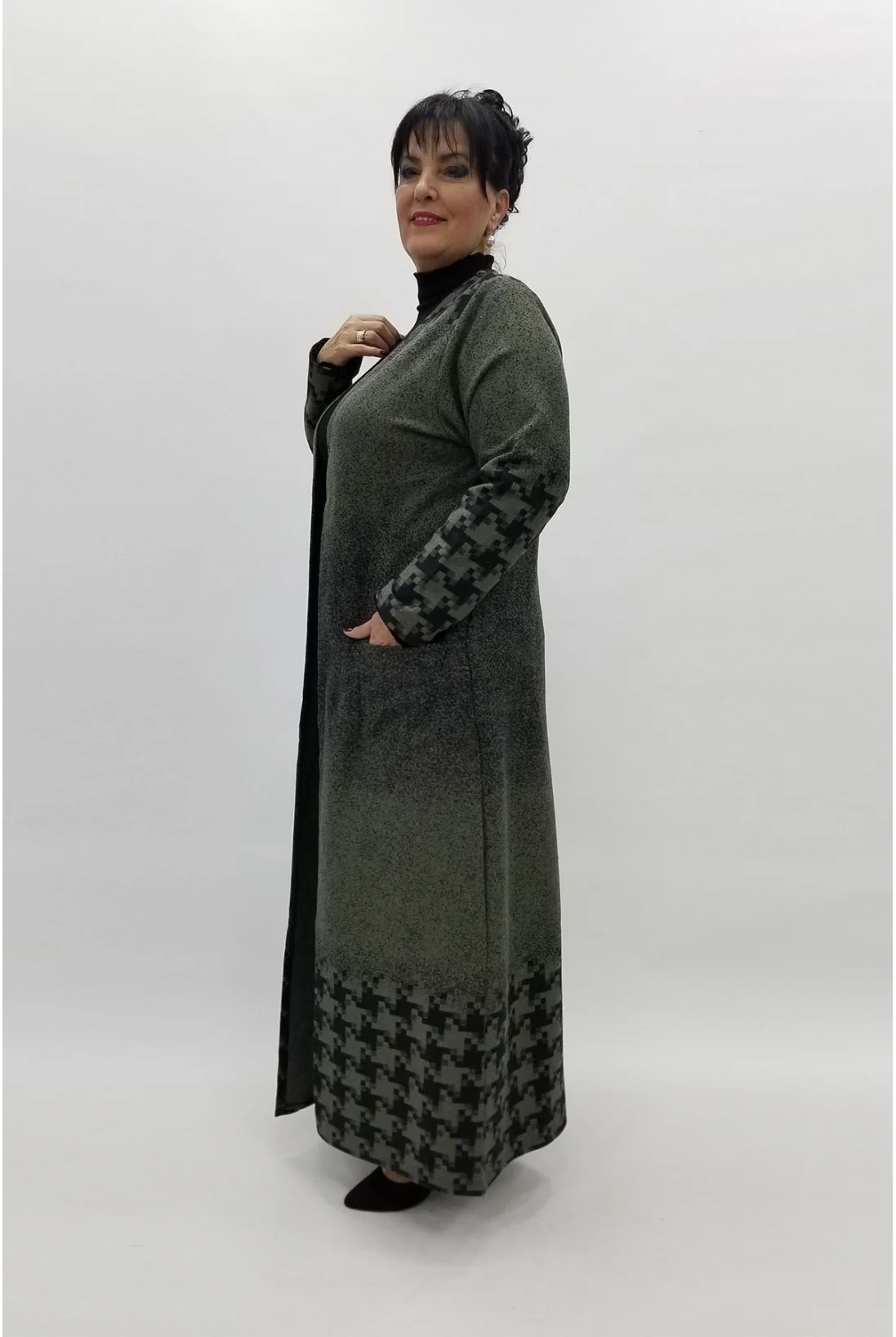 Miraggio Büyük Beden Ceket 97235 HAKİ