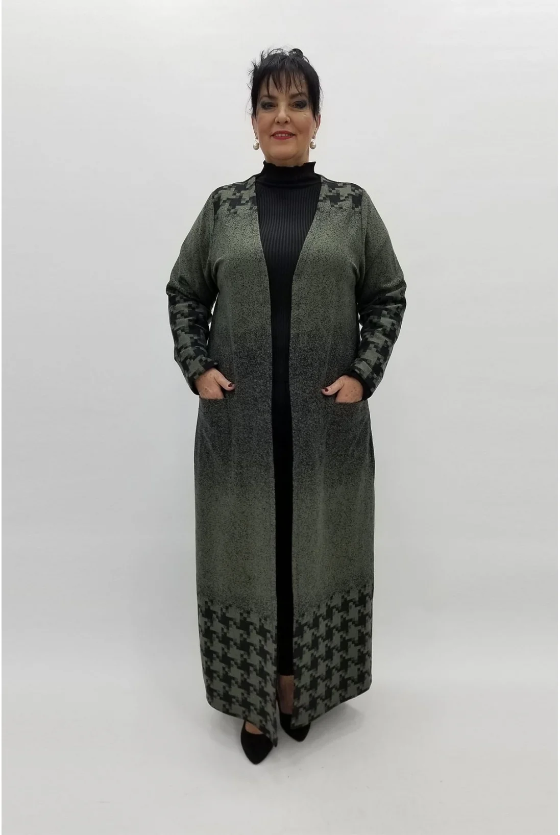 Miraggio Büyük Beden Ceket 97235 HAKİ