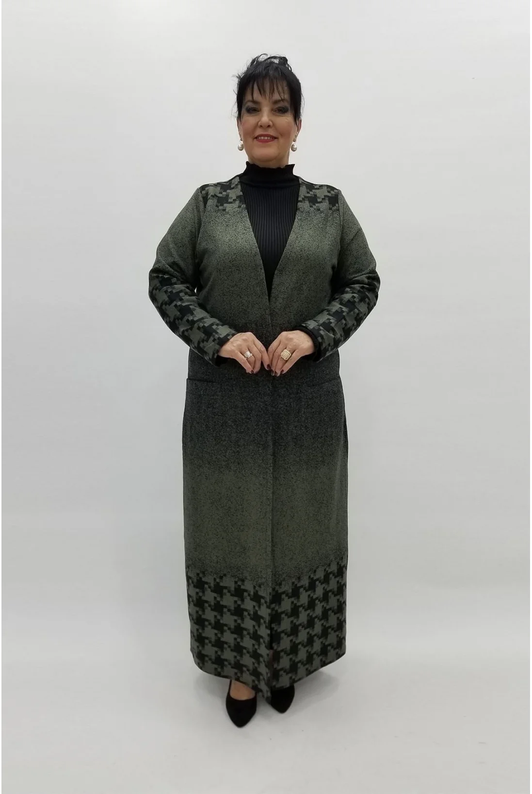 Miraggio Büyük Beden Ceket 97235 HAKİ