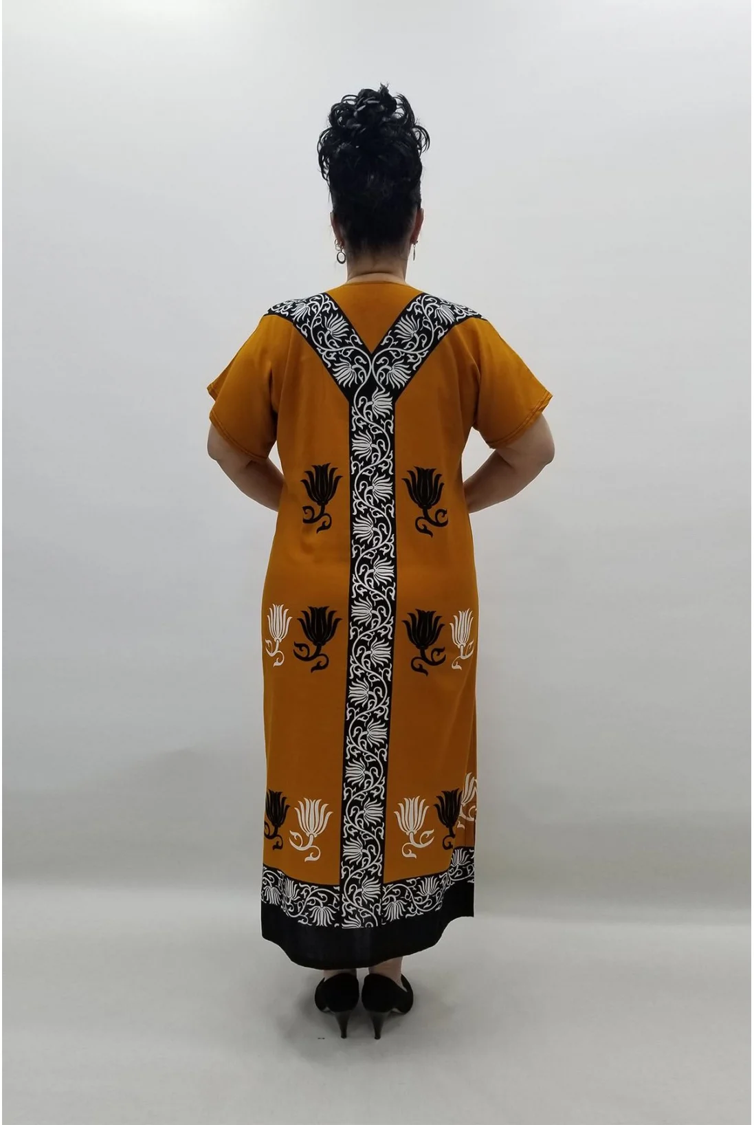 Miraggio Büyük Beden Elbise 95967 TABA