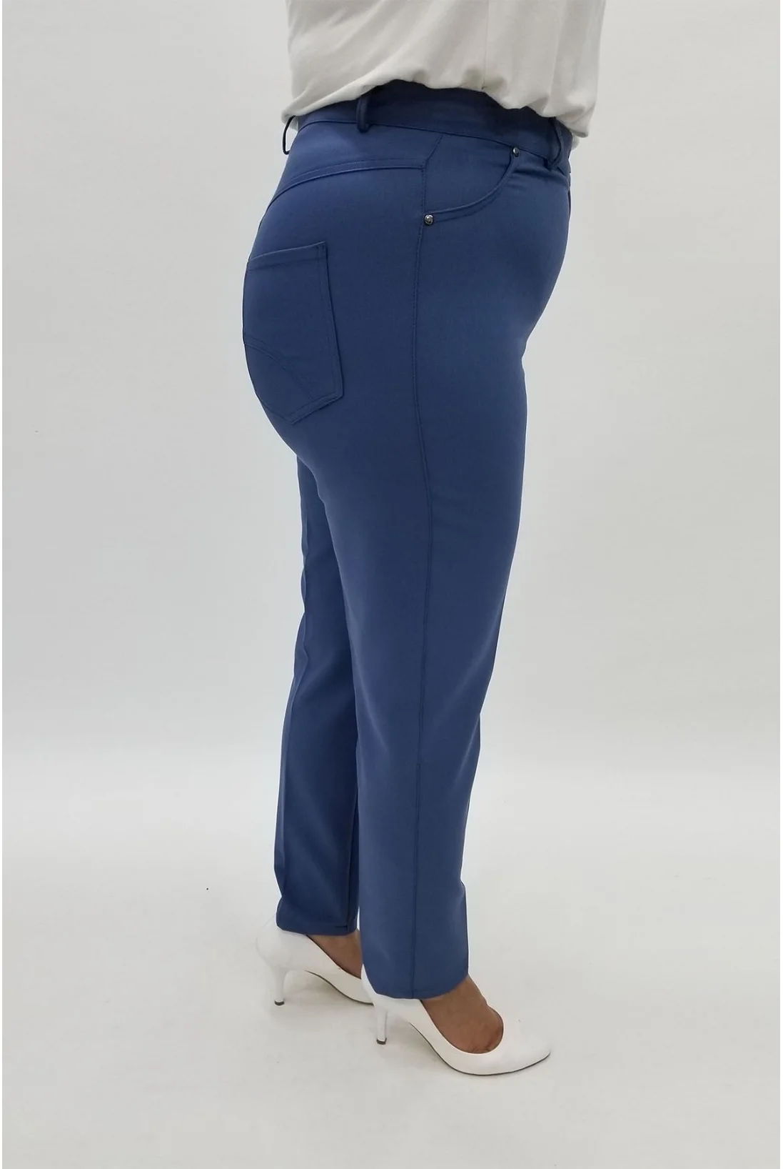 Miraggio Büyük Beden Pantolon 95018 MAVİ