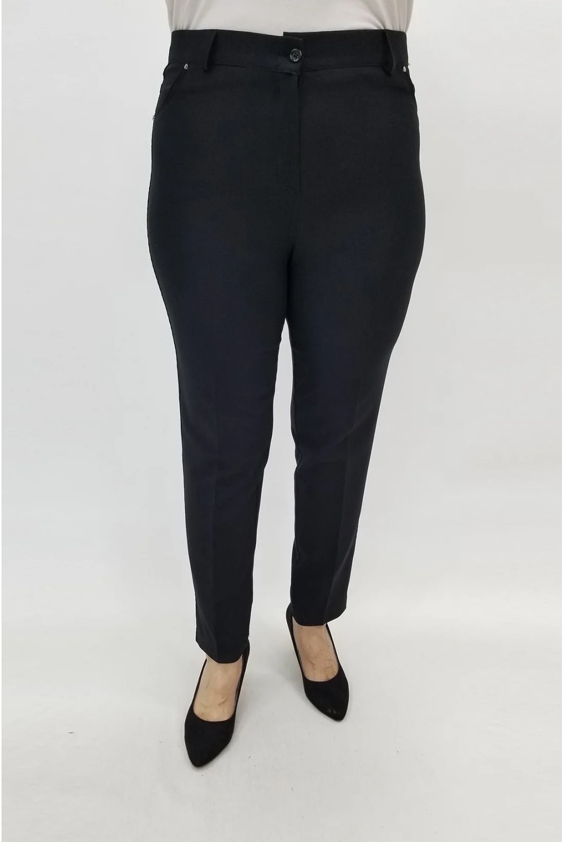 Miraggio Büyük Beden Pantolon 95018 SİYAH