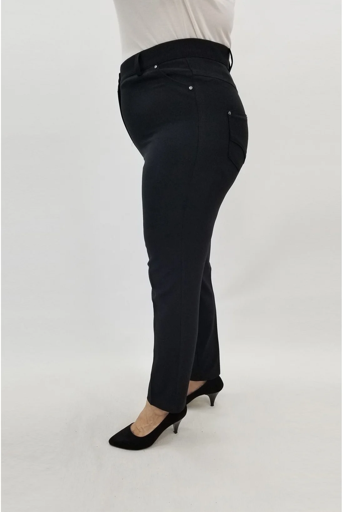 Miraggio Büyük Beden Pantolon 95018 SİYAH