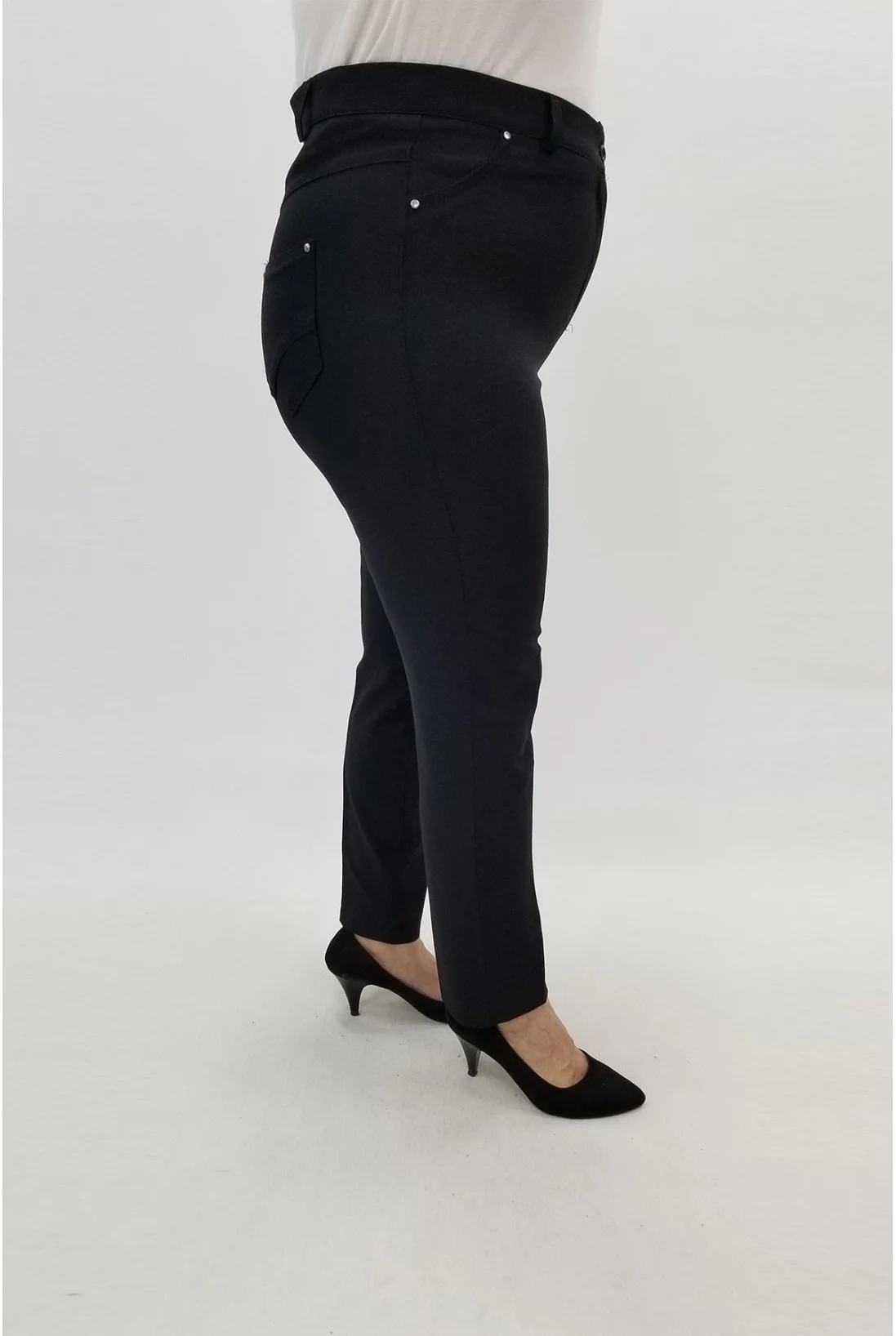 Miraggio Büyük Beden Pantolon 95018 SİYAH