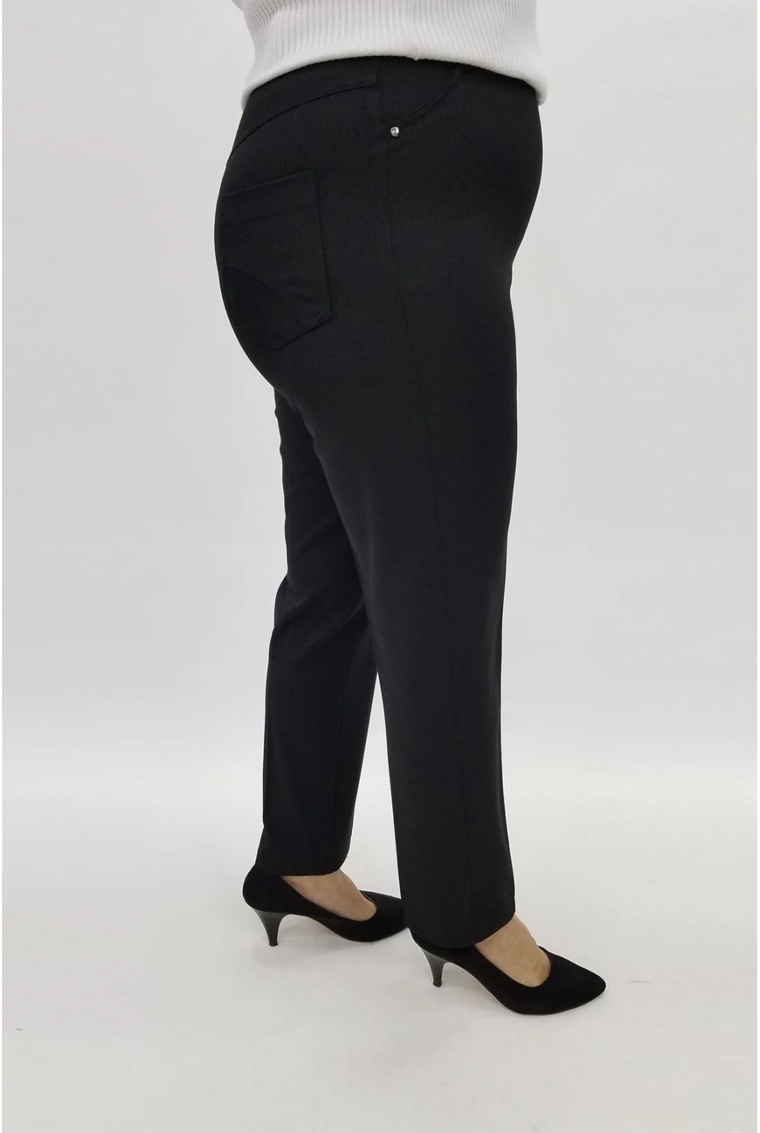 Miraggio Büyük Beden Pantolon 97175 SİYAH