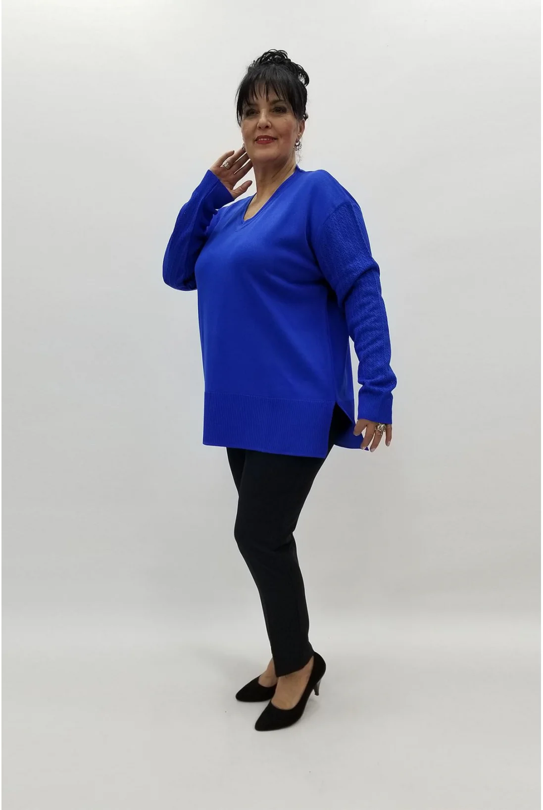 Miraggio Büyük Beden Triko 97142 SAKS