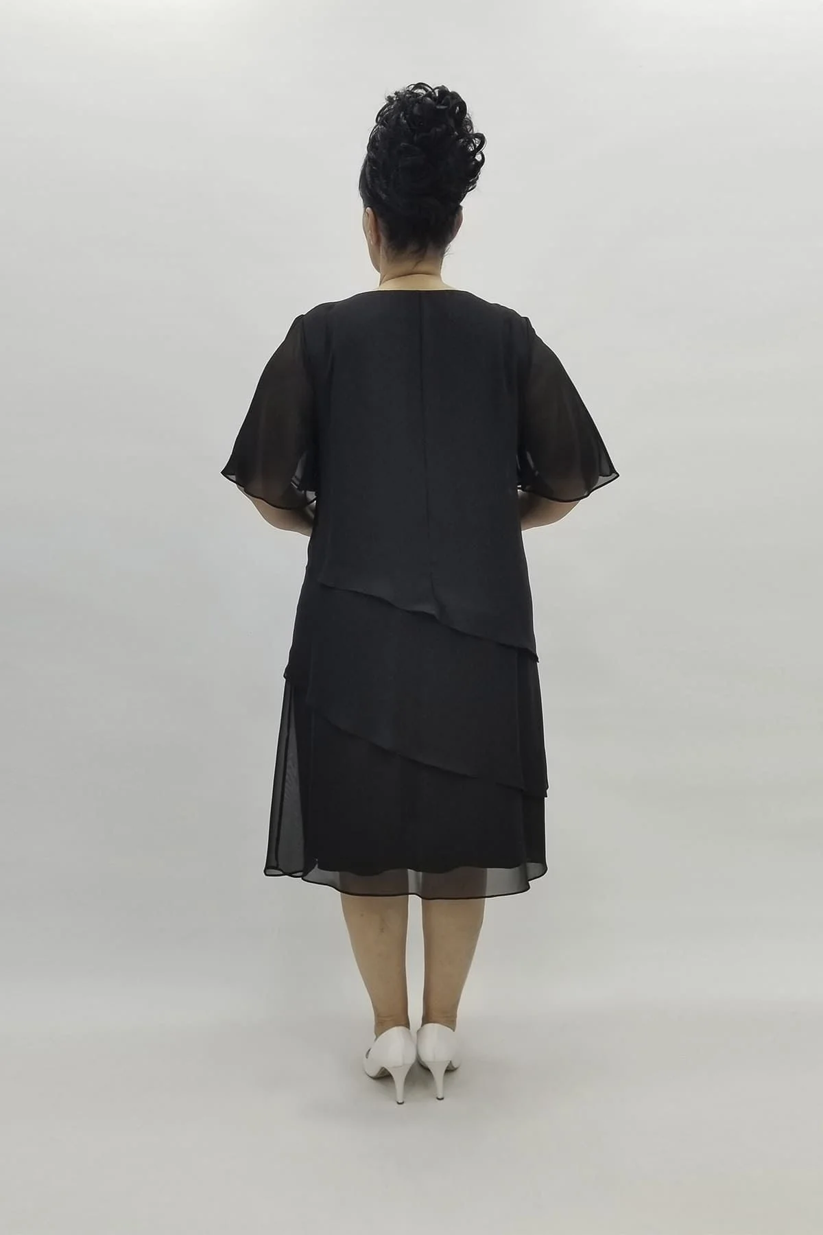 Miraggio Büyük Beden Abiye Elbise 97500 SİYAH