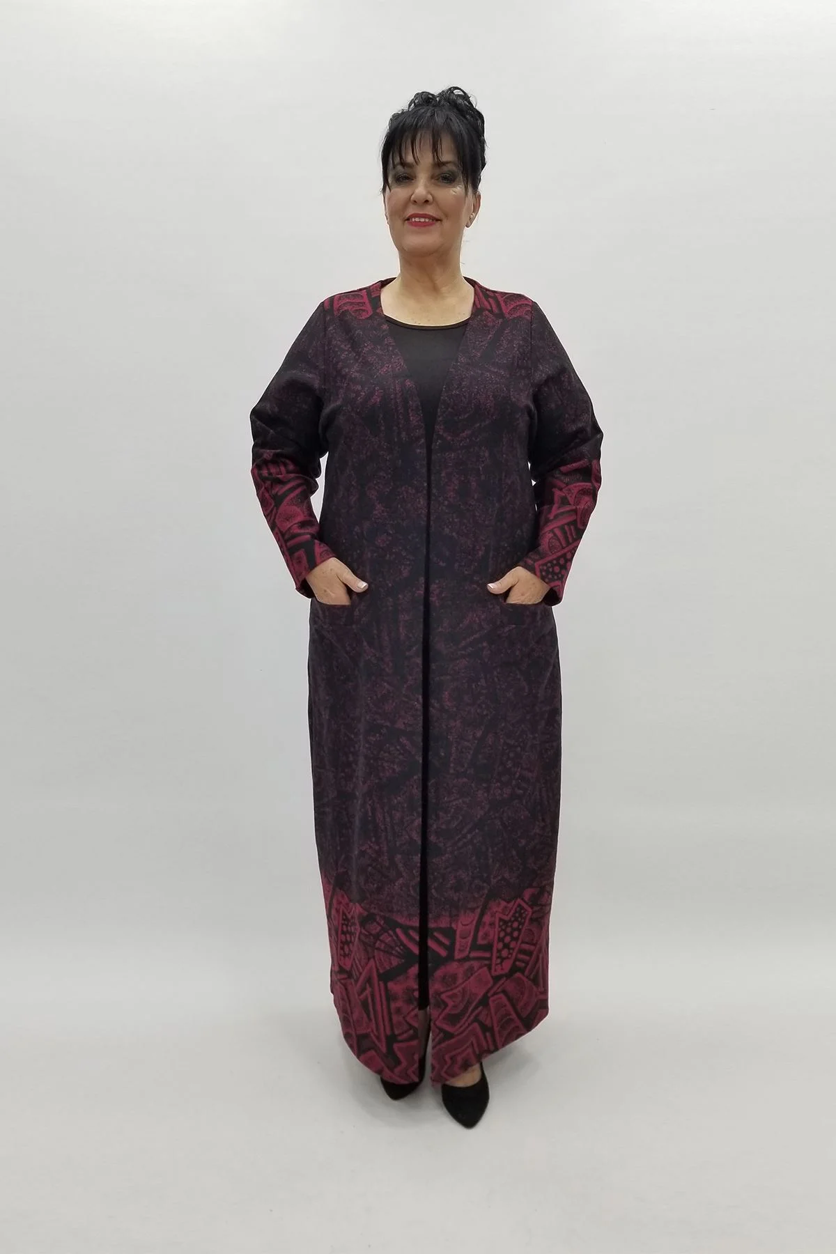 Miraggio Büyük Beden Ceket 97234 BORDO