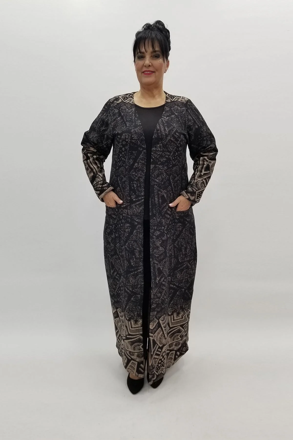 Miraggio Büyük Beden Ceket 97234 KAHVE