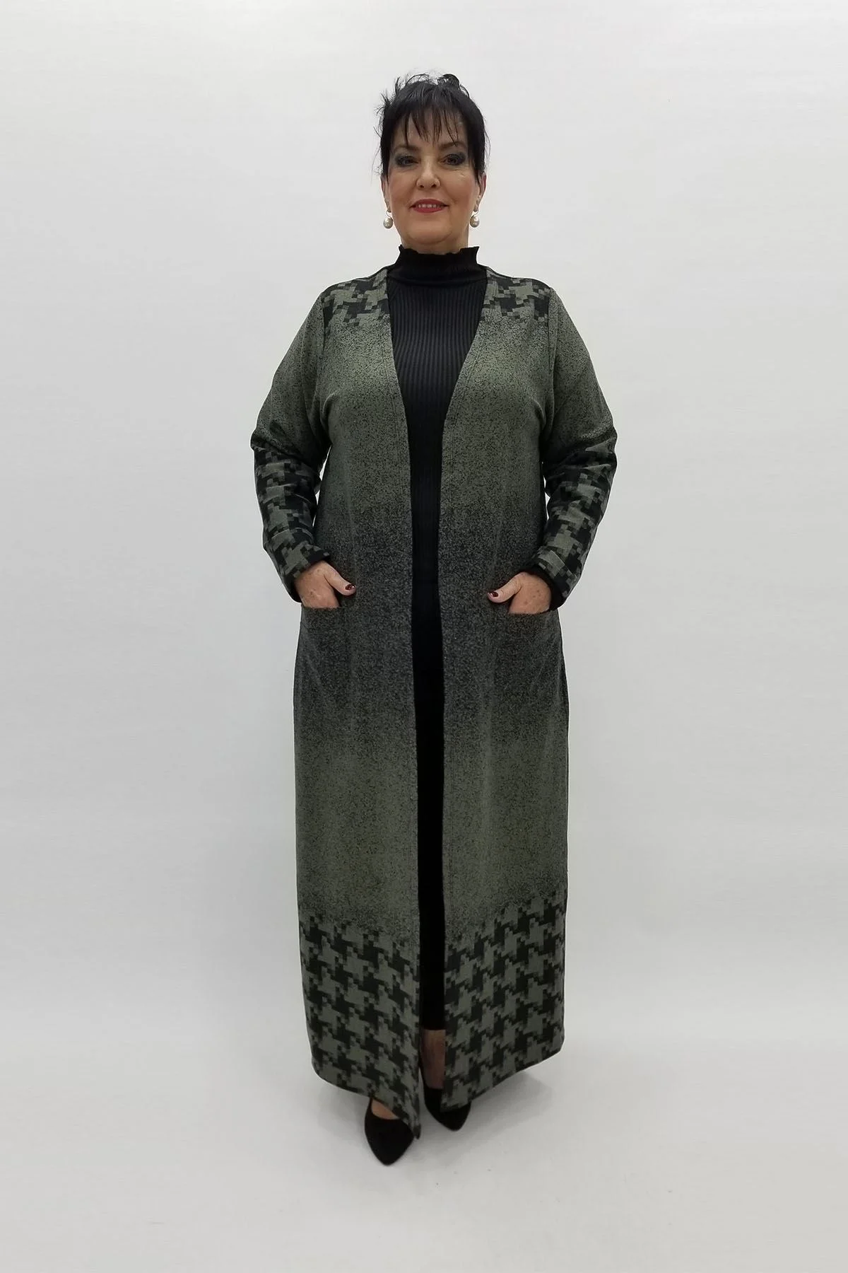 Miraggio Büyük Beden Ceket 97235 HAKİ