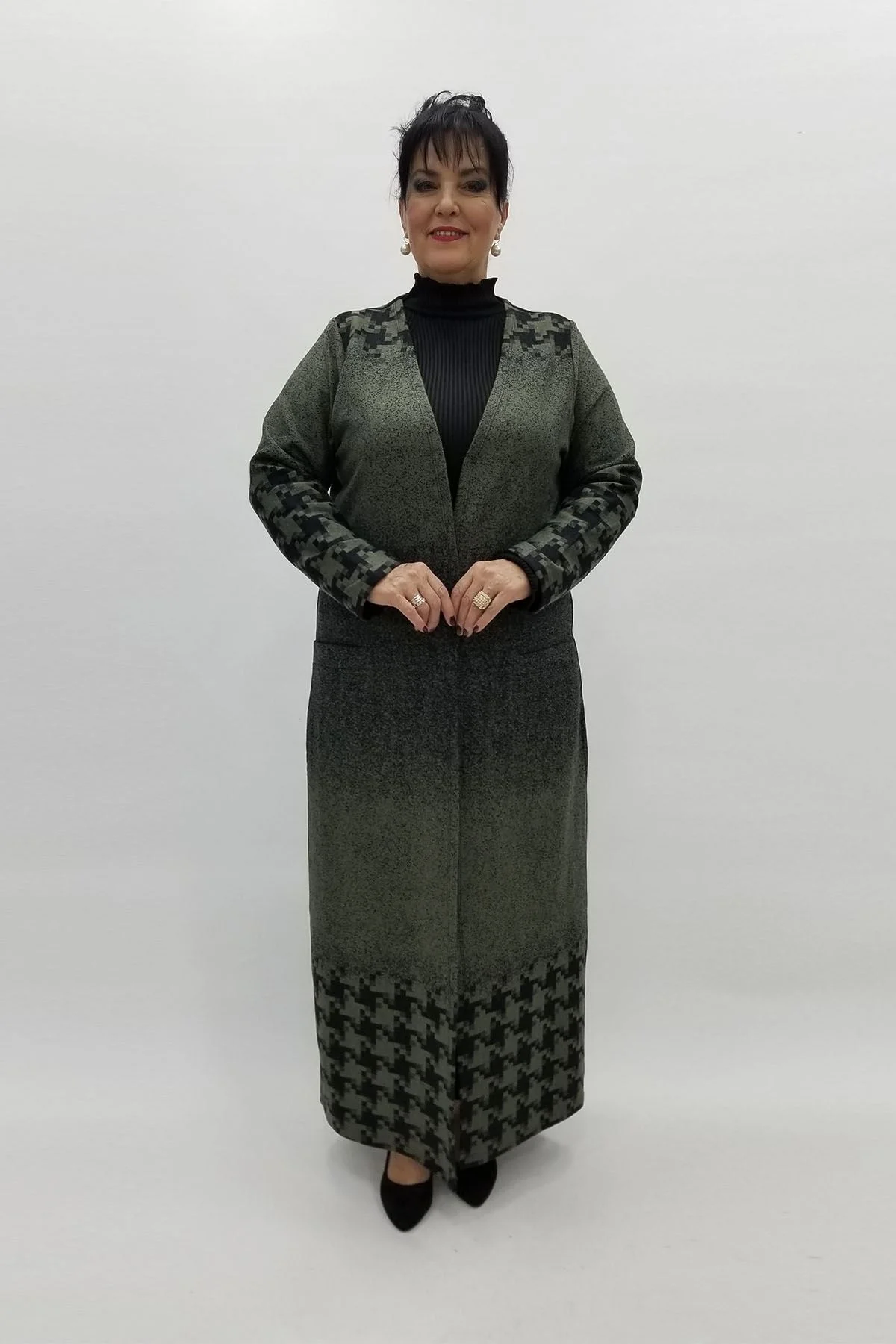 Miraggio Büyük Beden Ceket 97235 HAKİ