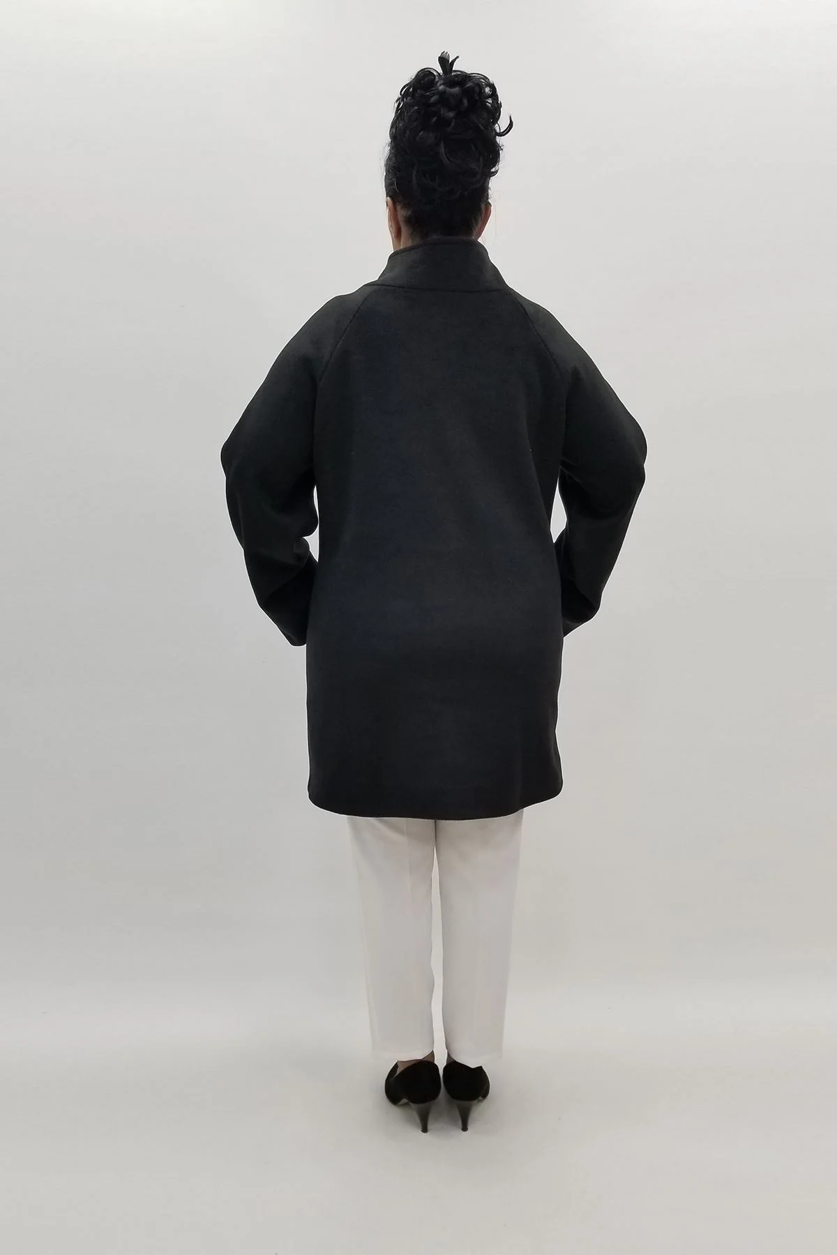 Miraggio Büyük Beden Kaban 97028 SİYAH