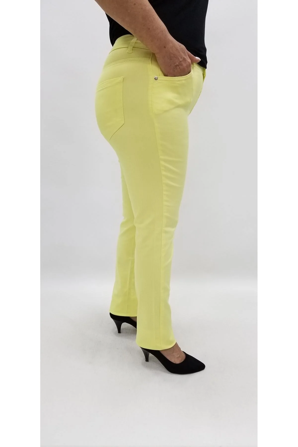 Miraggio Büyük Beden Pantolon 94558 SARI