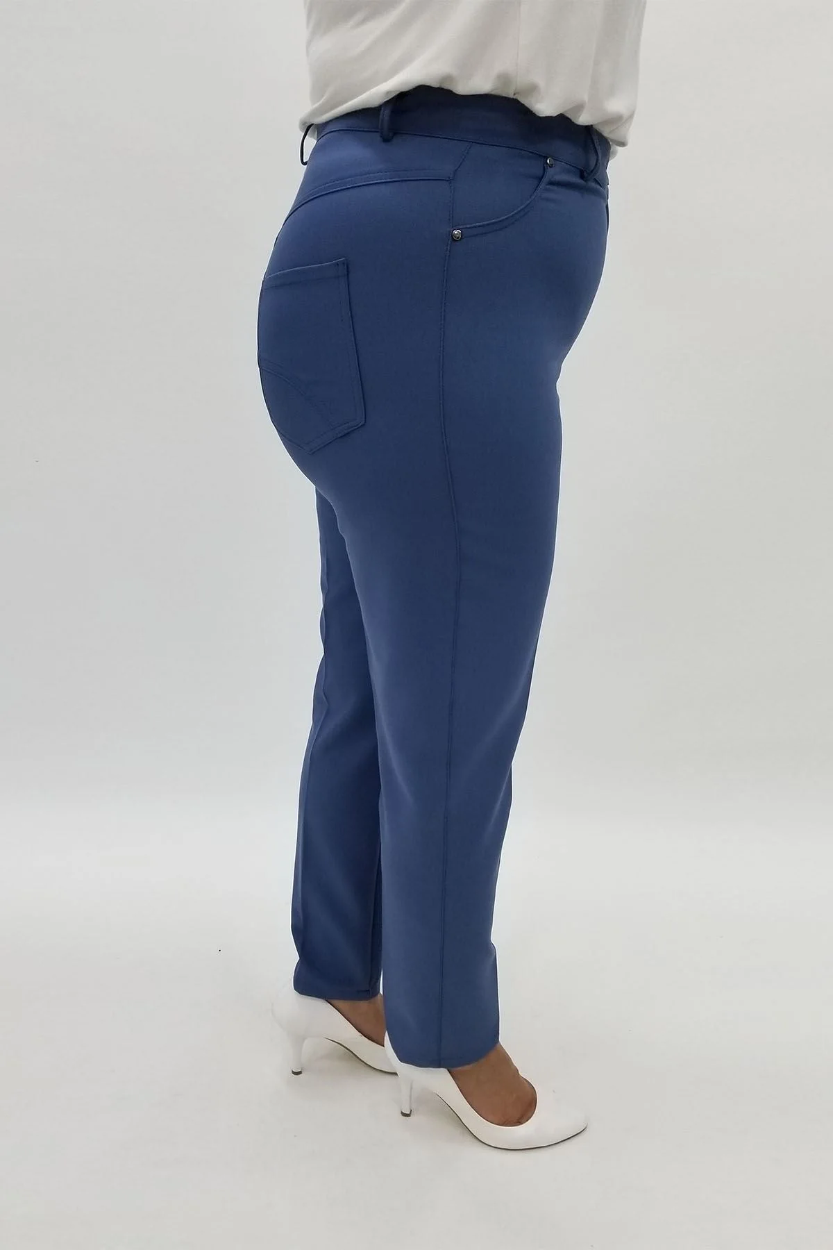 Miraggio Büyük Beden Pantolon 95018 MAVİ