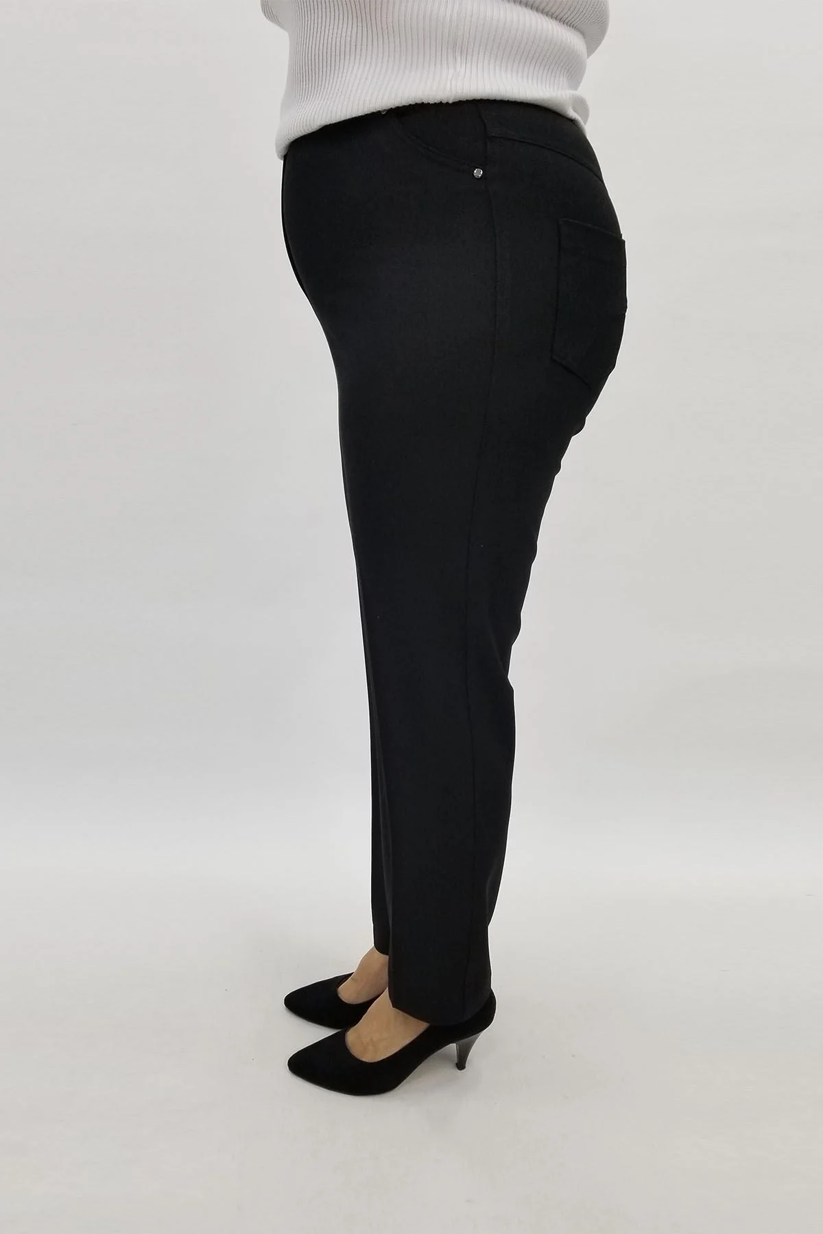 Miraggio Büyük Beden Pantolon 97175 SİYAH
