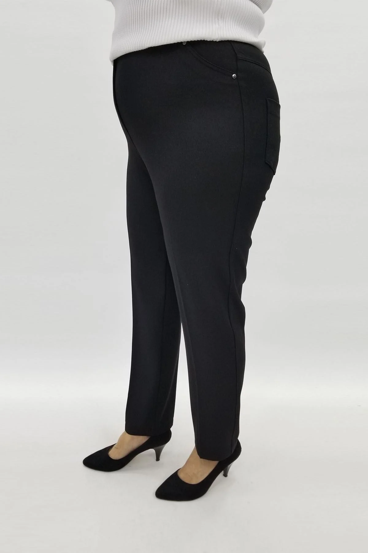 Miraggio Büyük Beden Pantolon 97175 SİYAH