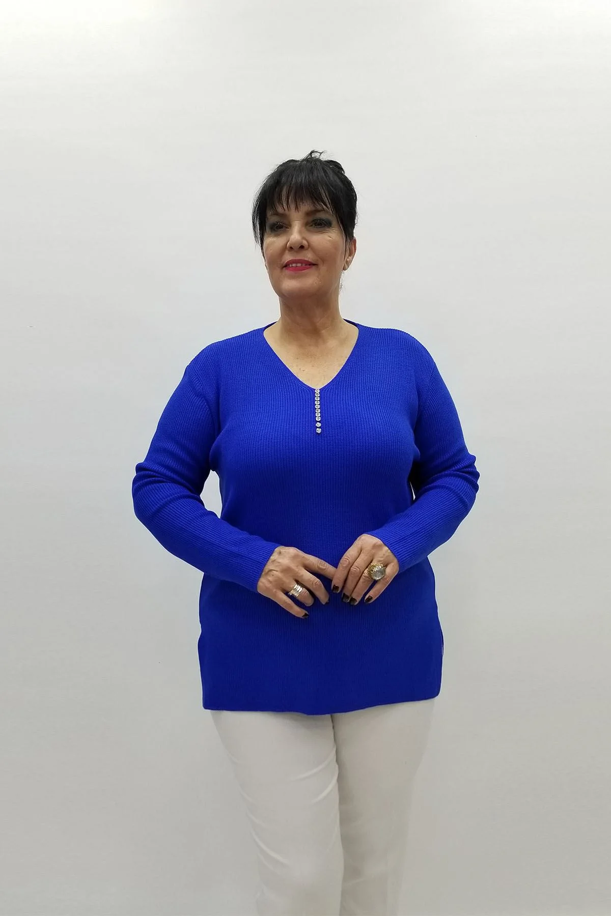 Miraggio Büyük Beden Triko 95820 SAKS