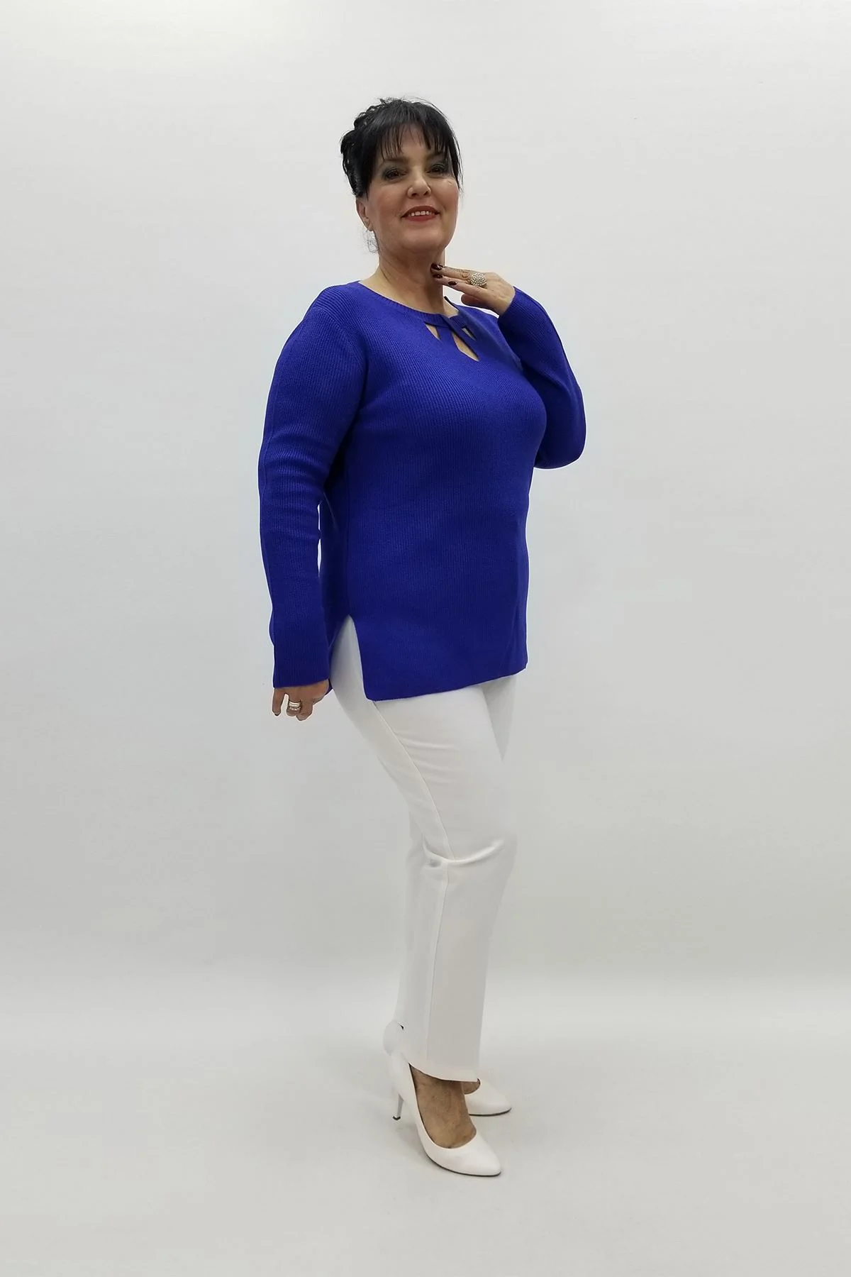 Miraggio Büyük Beden Triko 95914 SAKS