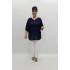 Miraggio Büyük Beden Bluz 97301 LACİVERT