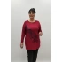 Miraggio Büyük Beden Bluz 97295 BORDO