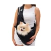 Pawstar Crossbody Kedi Köpek Taşıma Çantası Siyah