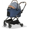 EuroDog Katlanabilir Köpek Arabası Mavi 67x49x100 Cm