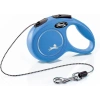 Flexi New Classic İp Otomatik Köpek Gezdirme Tasması Mavi XS 3 mt