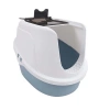 M-Pets Eco Tima Kapalı Kedi Tuvaleti 60x45x42,5cm Mavi L
