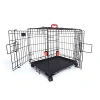 M-Pets Voyager Tekerlekli 2 Kapılı Köpek Kafesi 76x48x53cm Siyah M
