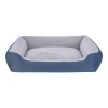 Pet Comfort Bravo Duo Köpek Yatağı Mavi/Gri Peluş XL 105x80cm